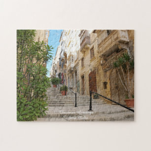 Valetta Streetscape Malta. Rompecabezas
