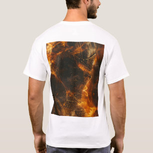 Valiente camiseta medieval de cierre Knight