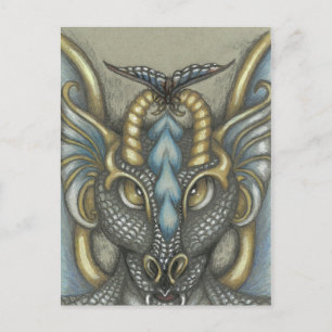 Valiente postal de mariposa pequeña