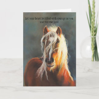 Valiente tarjeta de felicitación al corazón