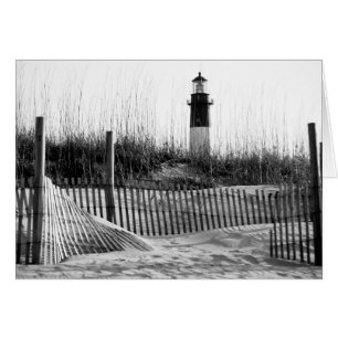 Vallas de playa y faro