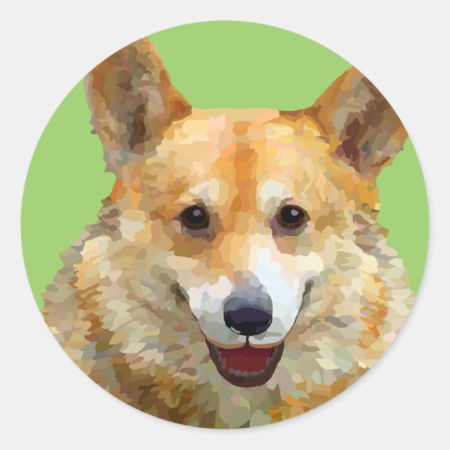 Vallas "Jazz" De Corgi Galés Para Pegatinas De Fid (Anverso)