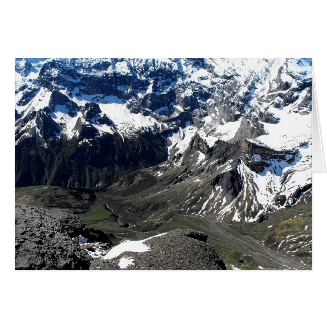 Valle cerca de la montaña Schilthorn (Anverso (Horizontal))