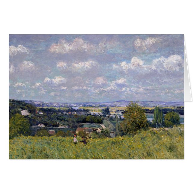 Valle de Alfred Sisley el | del Sena en la St-Nube (Anverso (Horizontal))