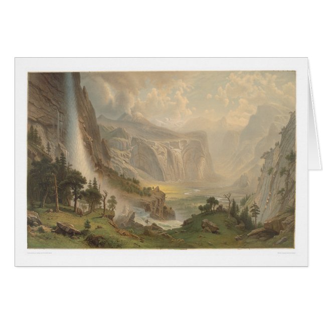 Valle de Bierstadt Yosemite, California (1884A) (Anverso (Horizontal))