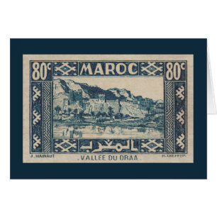 Valle de Draa, Marruecos - tarjeta