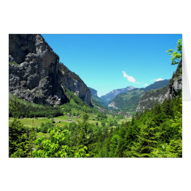 Valle de Lauterbrunnen en Suiza (Anverso (Horizontal))