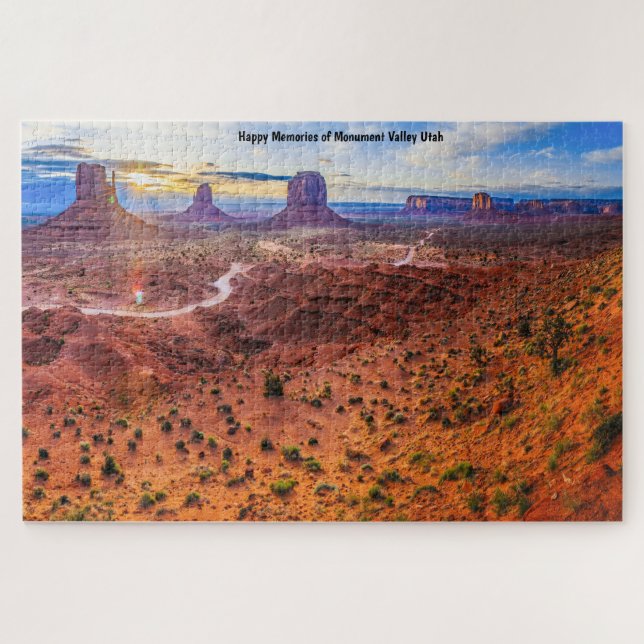 Valle de los Monumentos Utah. Rompecabezas (Horizontal)