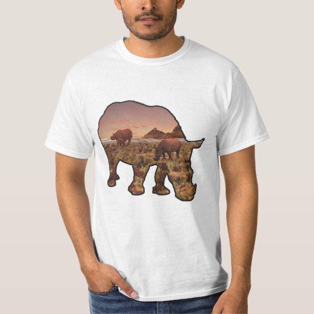Valle De Los Rinocerontes, Camiseta (Anverso)