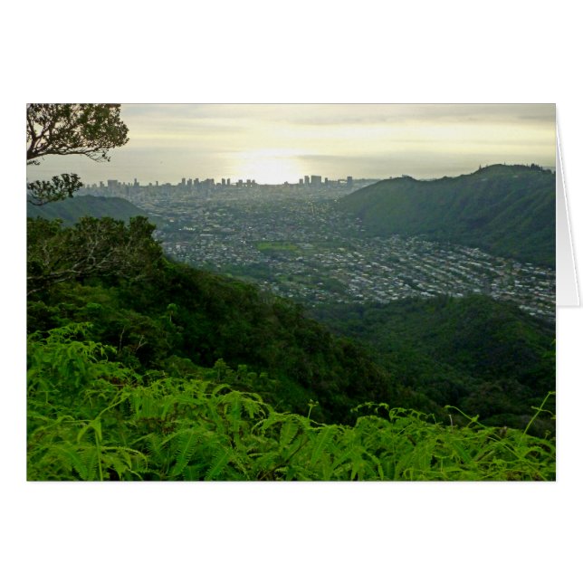 Valle de Manoa a Waikiki (Anverso (Horizontal))