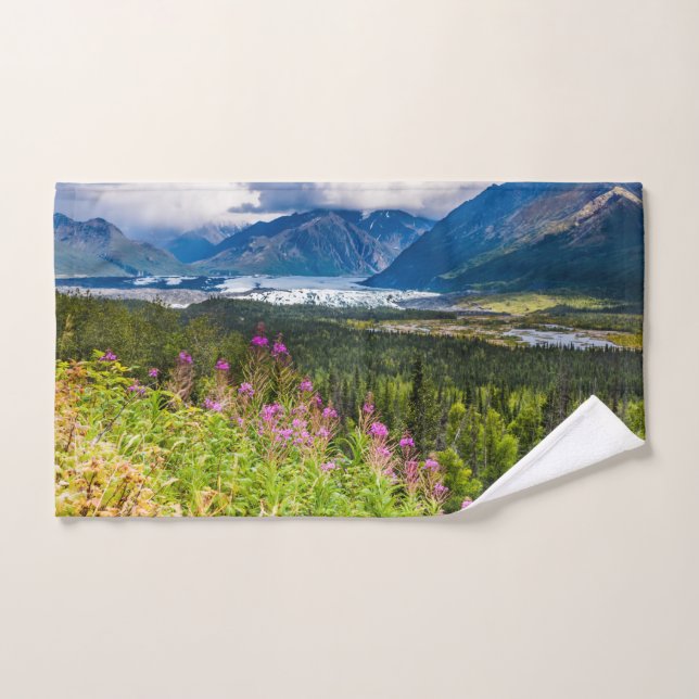 Valle de Matanuska, Alaska del Sur (Toalla de mano)