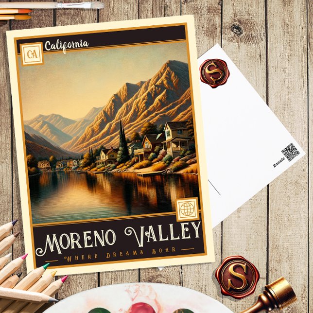 Valle de Moreno, California | Postal de época (Subido por el creador)