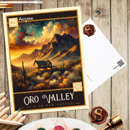 Valle de Oro, Arizona | Postal de época
