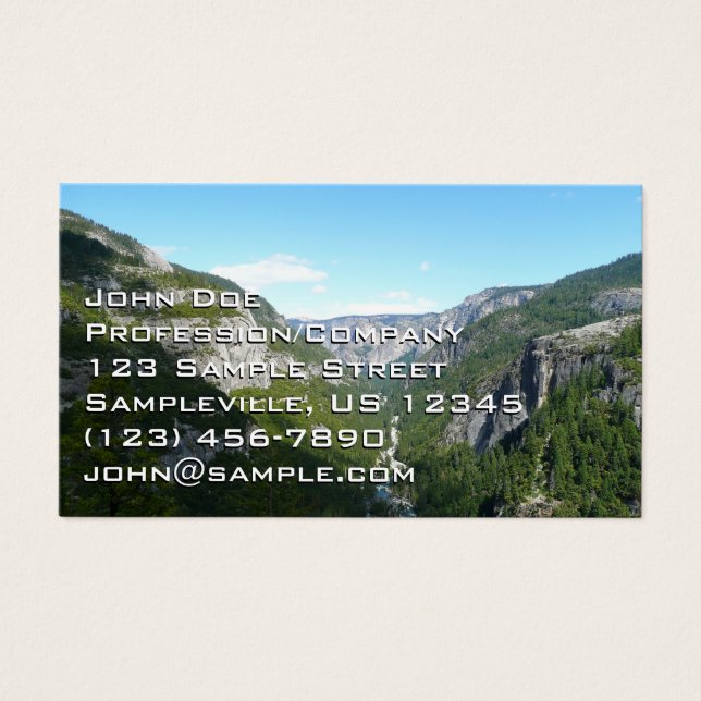 Valle de Yosemite en el Parque Nacional Yosemite (Frente)