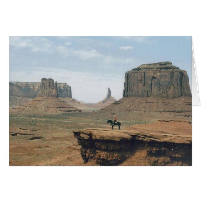 Valle del Monumento con Cowboy (Anverso (Horizontal))