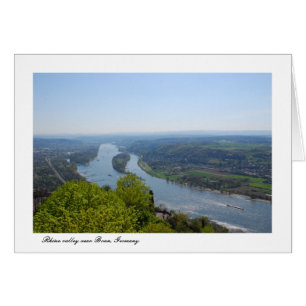 Valle del Rin cerca de Bonn, Alemania