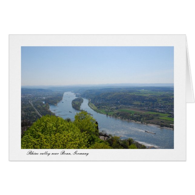 Valle del Rin cerca de Bonn, Alemania (Anverso (Horizontal))