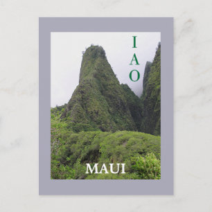 VALLE IAO, TARJETA POSTAL MAUI