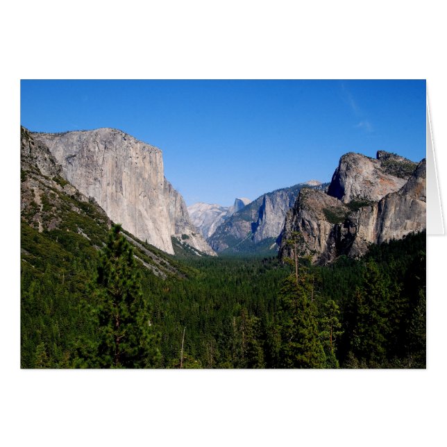 Valle Yosemite, California (Anverso (Horizontal))
