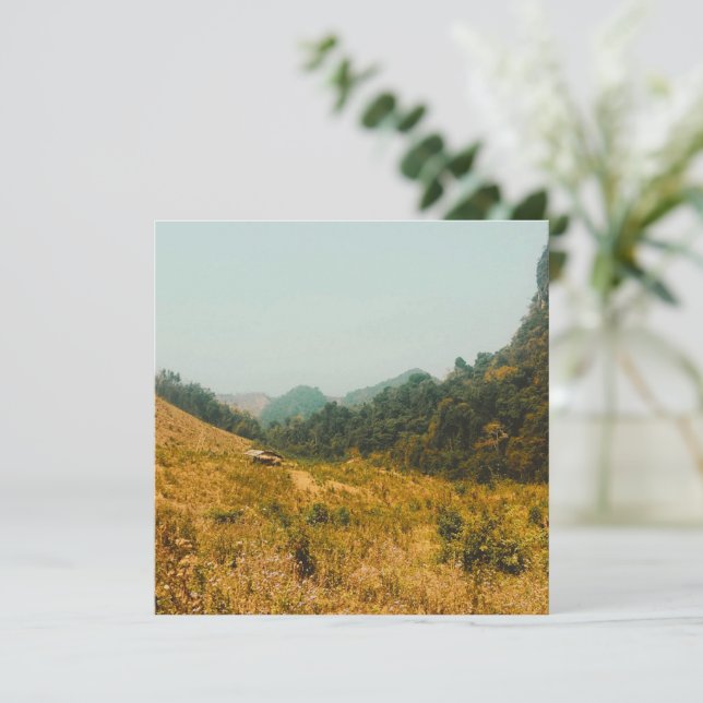 Valles exuberantes de Laos (Anverso de pie)