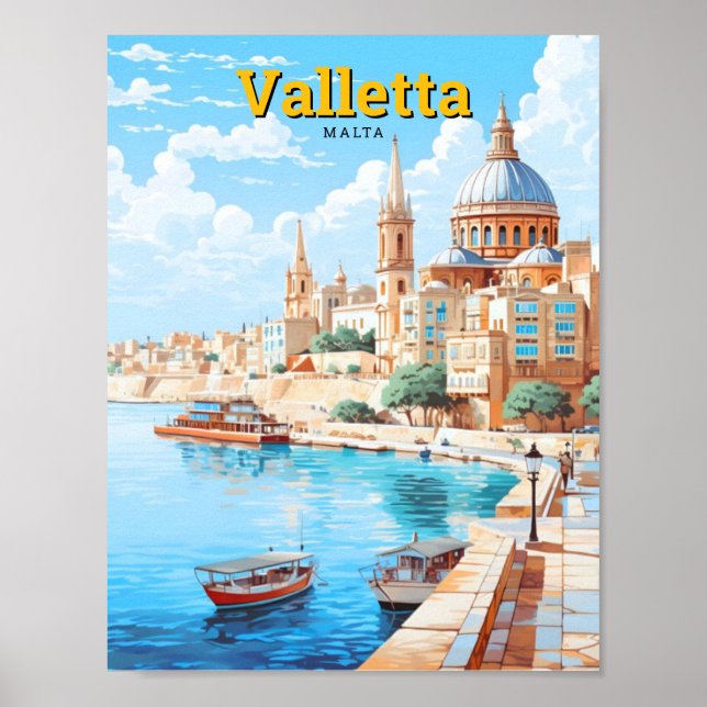 Valletta Malta Viajes de arte (Frente)