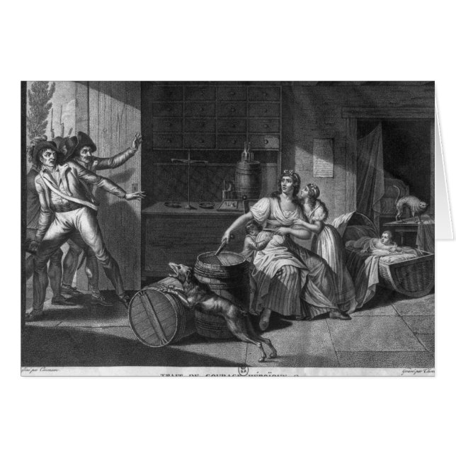 Valor heroico de una mujer que hace frente a los (Anverso (Horizontal))