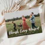 valorar cada momento navidades tarjeta de vacacion<br><div class="desc">Merece la tarjeta navideña con una imagen familiar personalizado. Siéntase libre de personalizar la imagen y el texto de la festividad.</div>