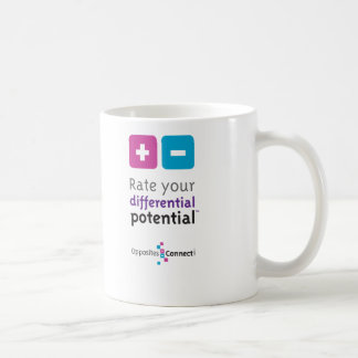 Valore su taza de café potencial diferenciada