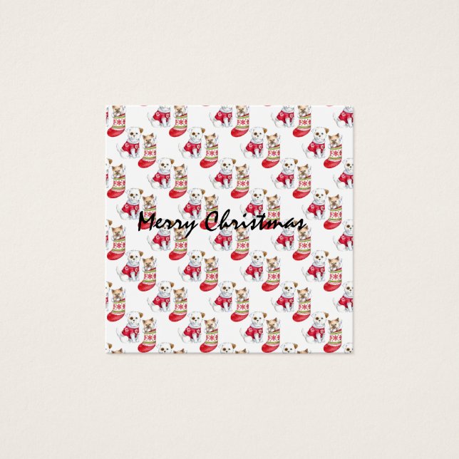 Valores de perros y gatos de navidades (Anverso)