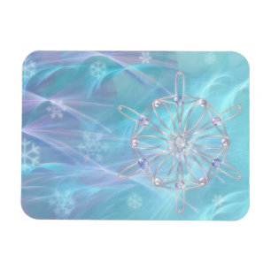 Vals del imán flexible de los copos de nieve