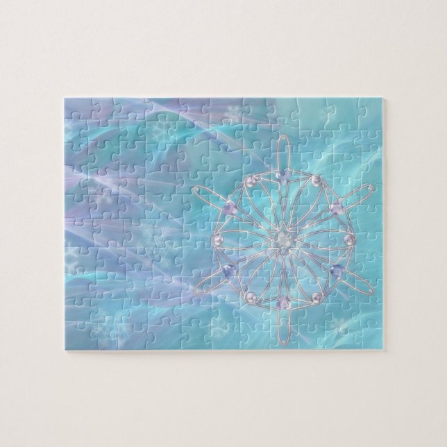 Vals del rompecabezas de los copos de nieve (Horizontal)