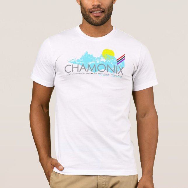 VAM: Camiseta de Mont Blanc Montaniers: Chamonix (Anverso)