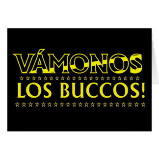 ¡VÁMONOS LOS BUCCOS! Tarjeta