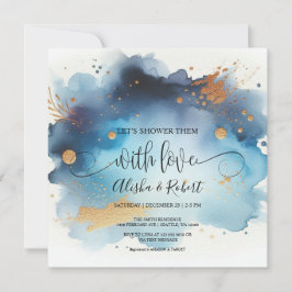 Vamos a bañarlos con amor Parejas ducha invitación