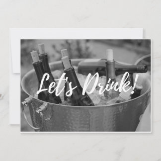 ¡Vamos a beber! Invitación de fiesta de adultos