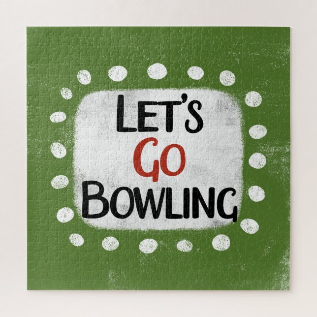 Vamos a Bowling Jigsaw Puzzle (Vertical)