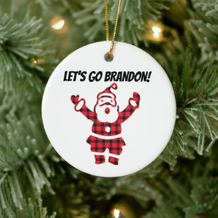 ¡VAMOS A BRANDON! Adornos de Navidad
