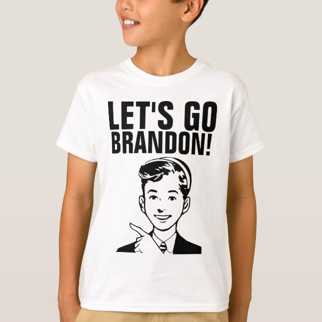 ¡VAMOS A BRANDON! Camisetas para niños (Anverso)