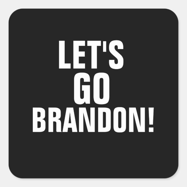 ¡VAMOS A BRANDON! DECALS PEGATINAS (Anverso)