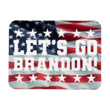¡VAMOS A BRANDON! [Font 6] Imán fotográfico flexib