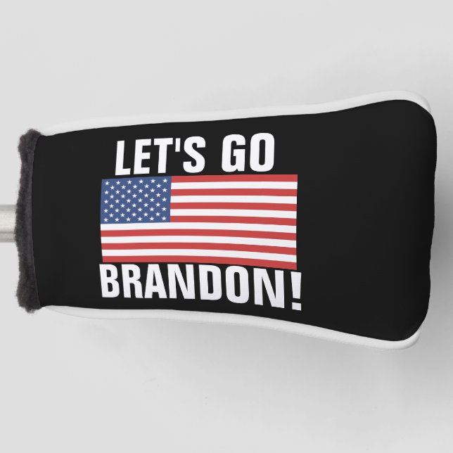 ¡VAMOS A BRANDON! Funda para palos de golf (Anverso)