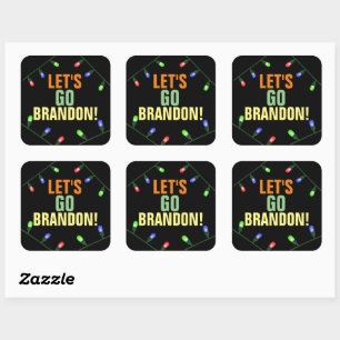 ¡VAMOS A BRANDON! pegatinas CHRISTMAS