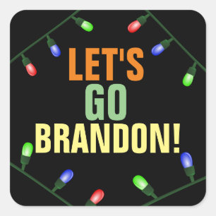 ¡VAMOS A BRANDON! pegatinas CHRISTMAS