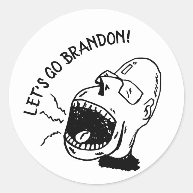 ¡VAMOS A BRANDON! Pegatinas DIVERSOS (Anverso)