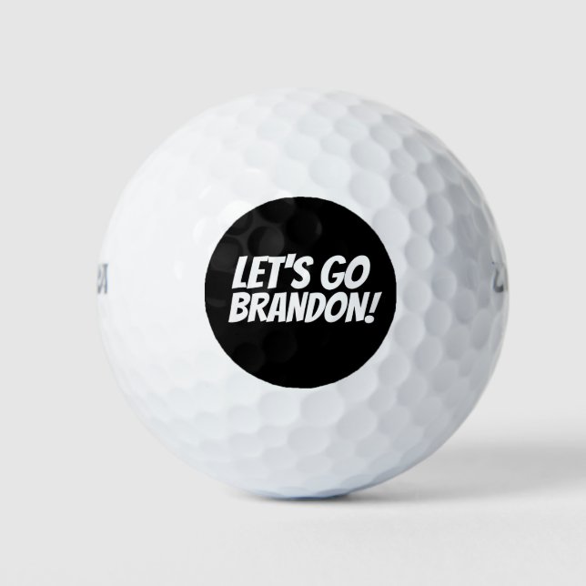 ¡VAMOS A BRANDON! PELOTA DE GOLF (Anverso)