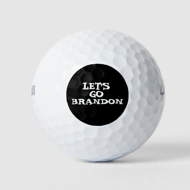 ¡VAMOS A BRANDON! PELOTAS DE GOLF (Anverso)
