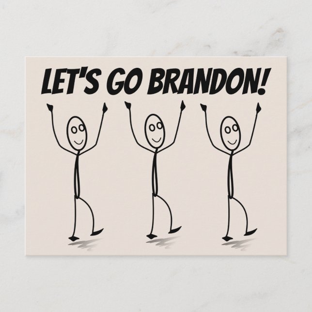 ¡VAMOS A BRANDON! POSTALES (Anverso)