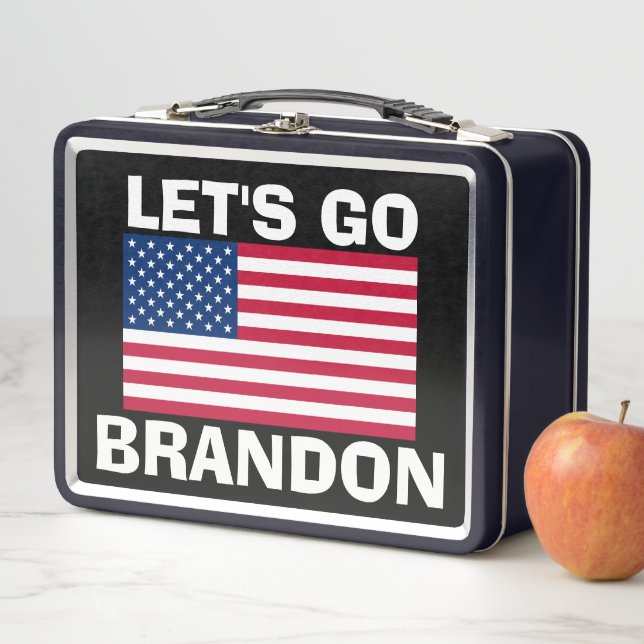 VAMOS A BRANDON RETRO METALIZADO LUNCHBOX (In situ)