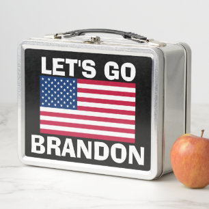 VAMOS A BRANDON RETRO METALIZADO LUNCHBOX
