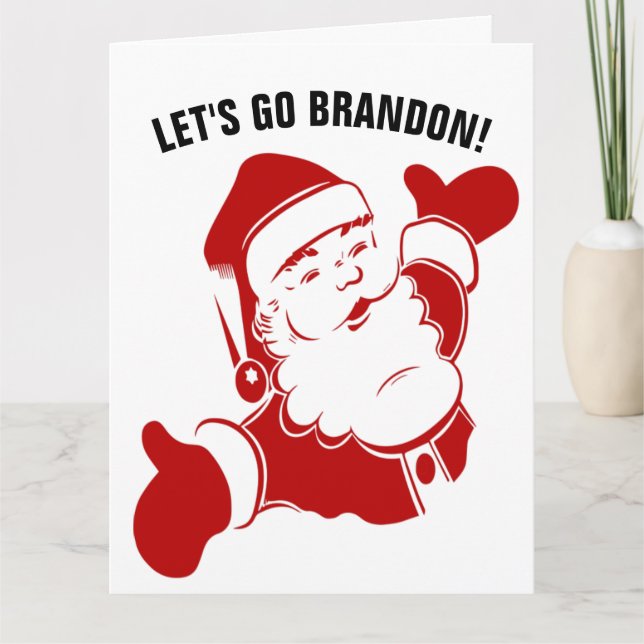 ¡VAMOS A BRANDON! TARJETAS DE NAVIDADES SUPERVISAD (Anverso)